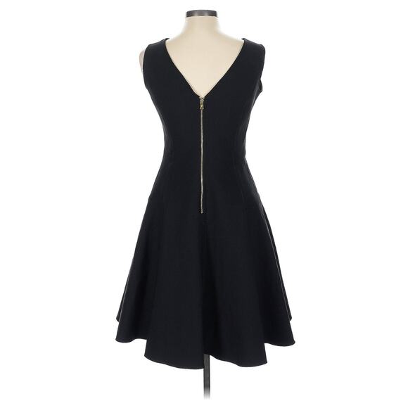 Ralph Lauren Black Label Open Back Fit Flare LBD Stretch 10 - Picture 3 of 5